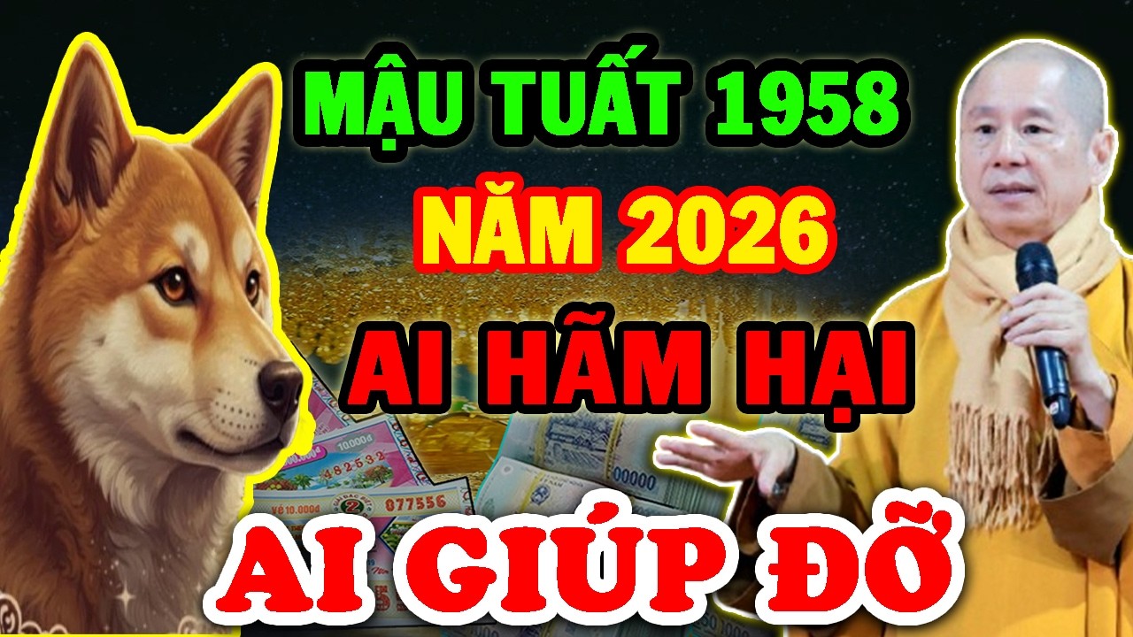 Tử Vi 2026 Mậu Tuất 1958 Ai Hãm Hại - Ai Giúp Đỡ 90% Không Nhận Ra Xem Ngay Để Biết !