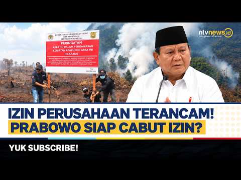 Karhutla Makin Meluas, Prabowo Ancam Cabut izin Perusahaan yang Jadi Biang Kerok | NTV