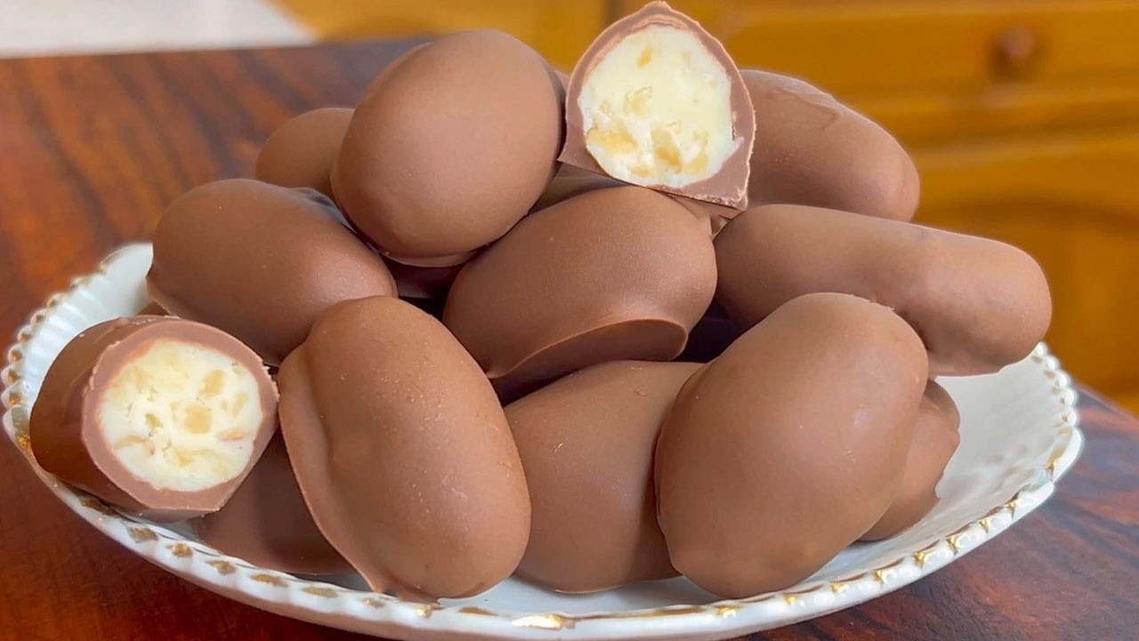 Домашние шоколадные батончики «Шоко-Бонс»: лучше, чем «Киндер», и всего из 5 ингредиентов! 🍫