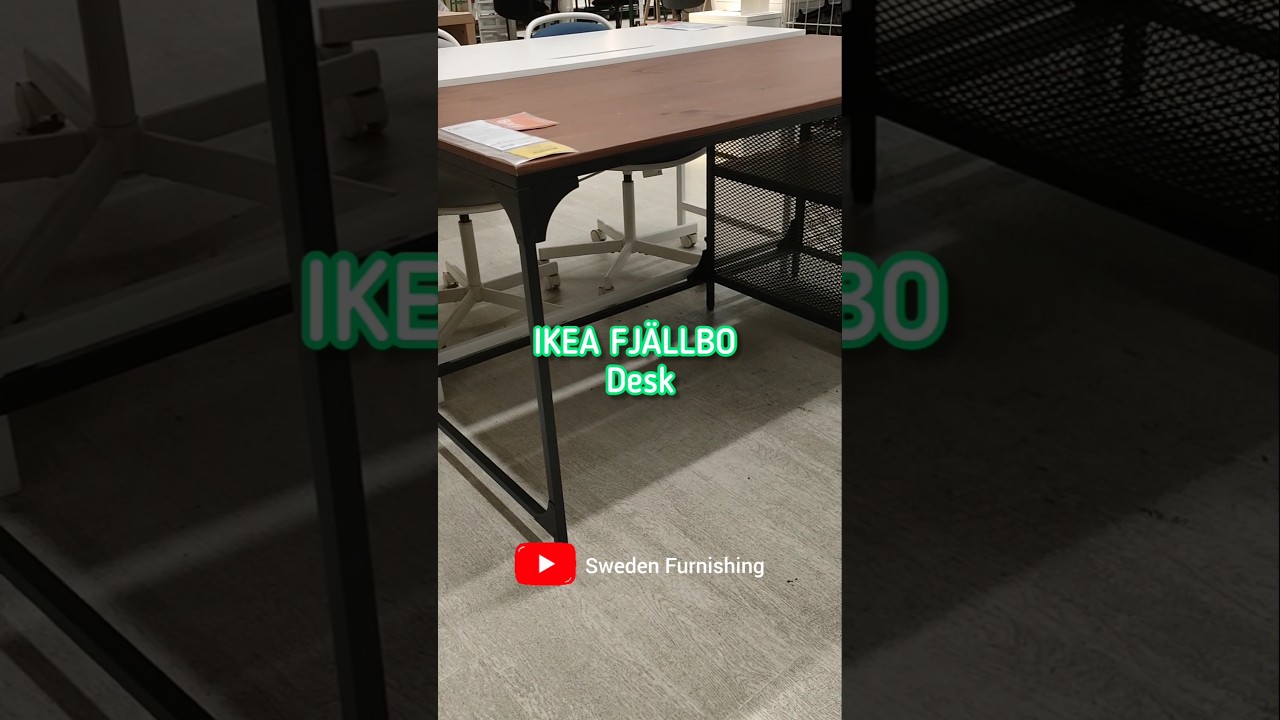 Ikea FJÄLLBO desk, new size 2024 - YouTube