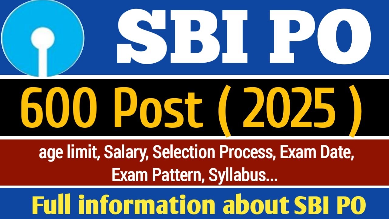 SBI PO 2024 notification | SBI Bank PO 2024 form fill up | probationary ...
