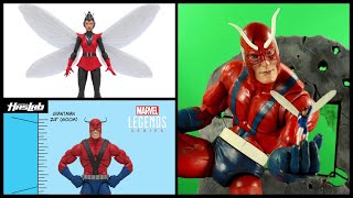 LET'S REVIEW TOYBIZ MARVEL LEGENDS GIANT-MAN BAF & TALK ABOUT HASLAB AS WELL AS CLASSIC WASP REVEAL