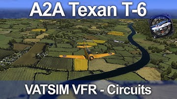 A2A Texan T-6 VATSIM VFR Circuits