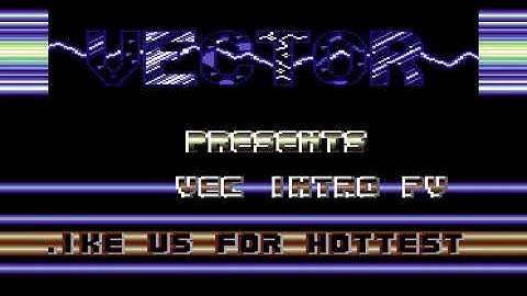C64 Intro: Vector intro
