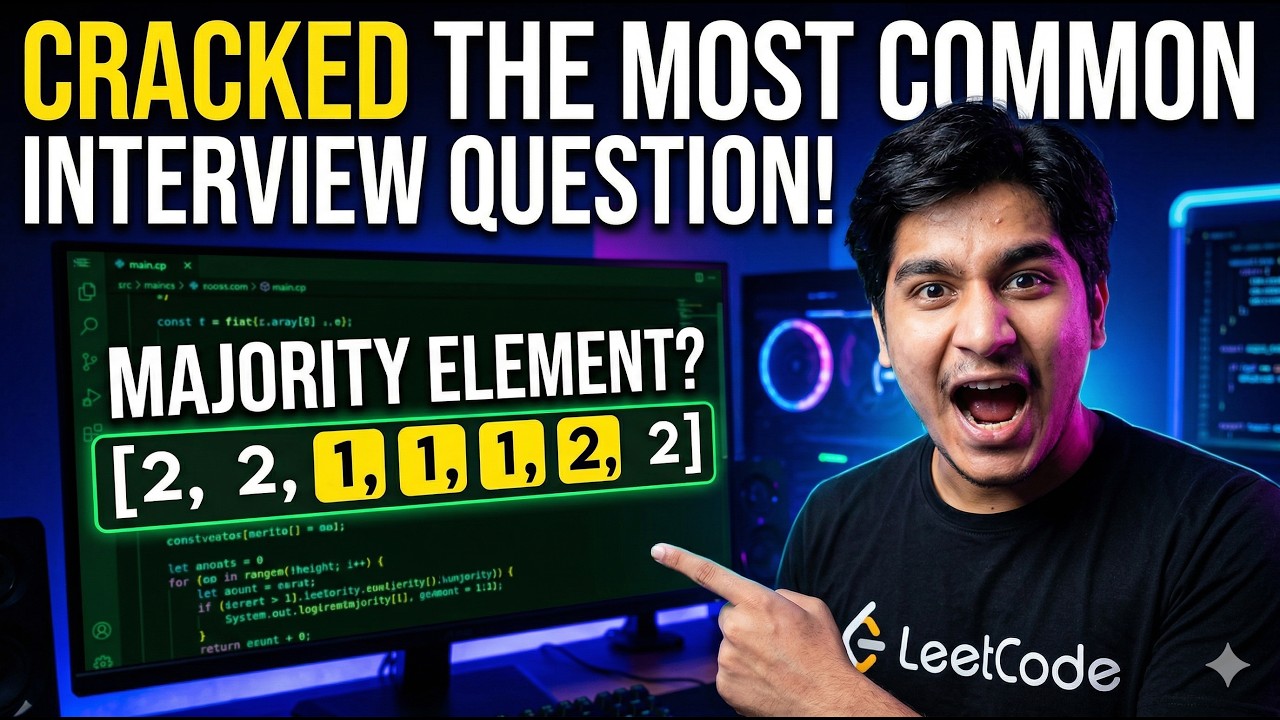 LeetCode 169 | Majority Element | Boyer-Moore Voting Algorithm ...