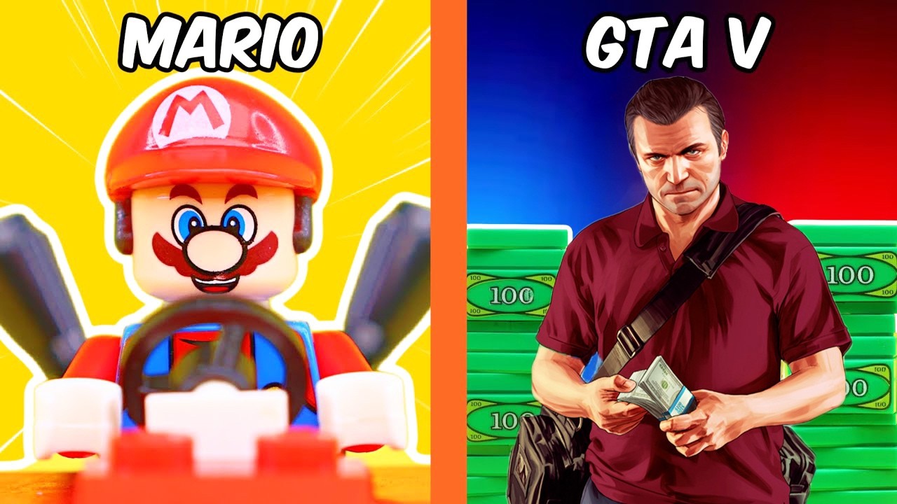 What Video Games Look Like Built in LEGO