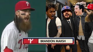 The VERY BEST of Brandon Marsh MIC'D UP!  (Who'd he form a band with? What name would they have?)