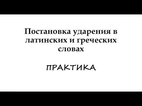 Правила постановки ударения (практика)