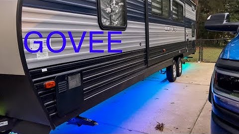Govee travel trailer under glow kit