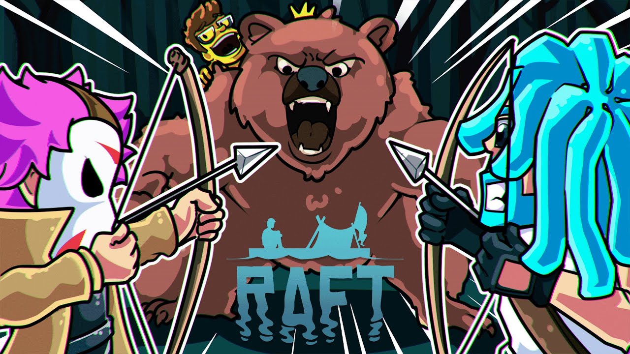 We Stumbled into a Mama Bears Den... | Raft [Multiplayer E4] - YouTube