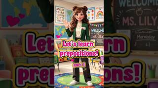 Learn Prepositions in English | In, On, Under, Next to 🐱📦 Fun Short!