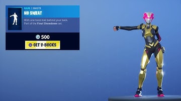 Fortnite NO SWEAT Emote (Floss 2.0)