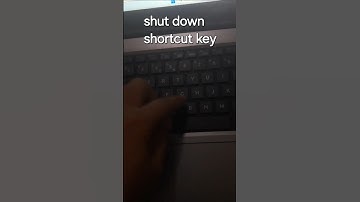 Shut down shortcut key (window+x+u+s)#computer #typing #fasttypingkeyboard #shorts