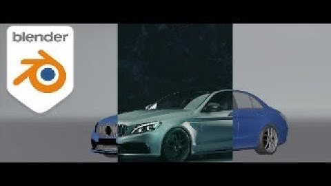 Blender Realistic Car Render