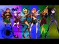 Winx club dark  corrupted transformations animation