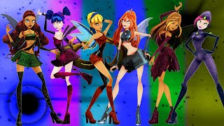 [WINX Club] Dark - corrupted transformations (animation) screenshot 4