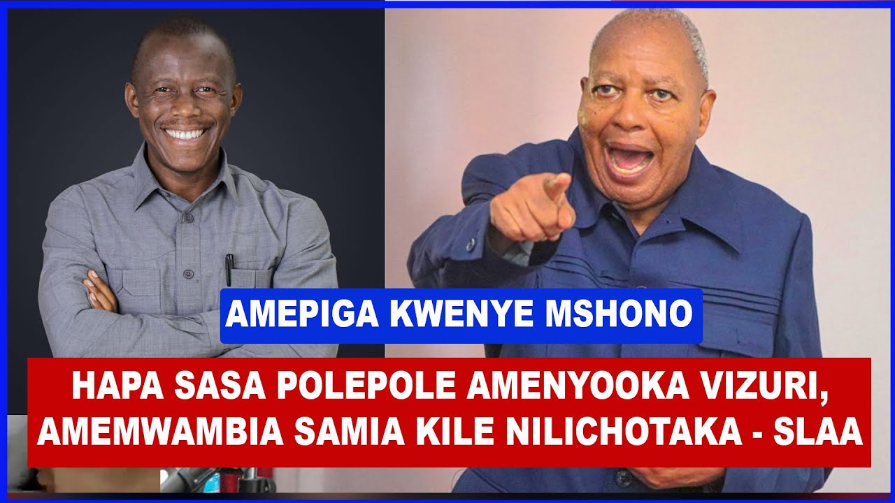 DUH! DK SLAA AUNGANA NA POLEPOLE ONYO LA KUMTAKA RAIS SAMIA ASICHUKUE FOMU, 