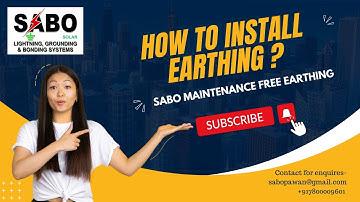 SABO MAINTENANCE FREE EARTHING INSTALLATION VIDEO// HOW TO INSTALL EARTHING