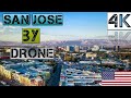 San Jose California United States Drone View 4k