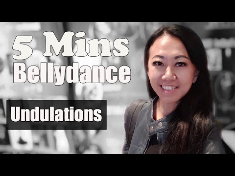 Undulations [5mins Bellydance] Learn how to belly dance tutorial | Belly Dancing