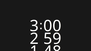 3 Minute Countup Timer