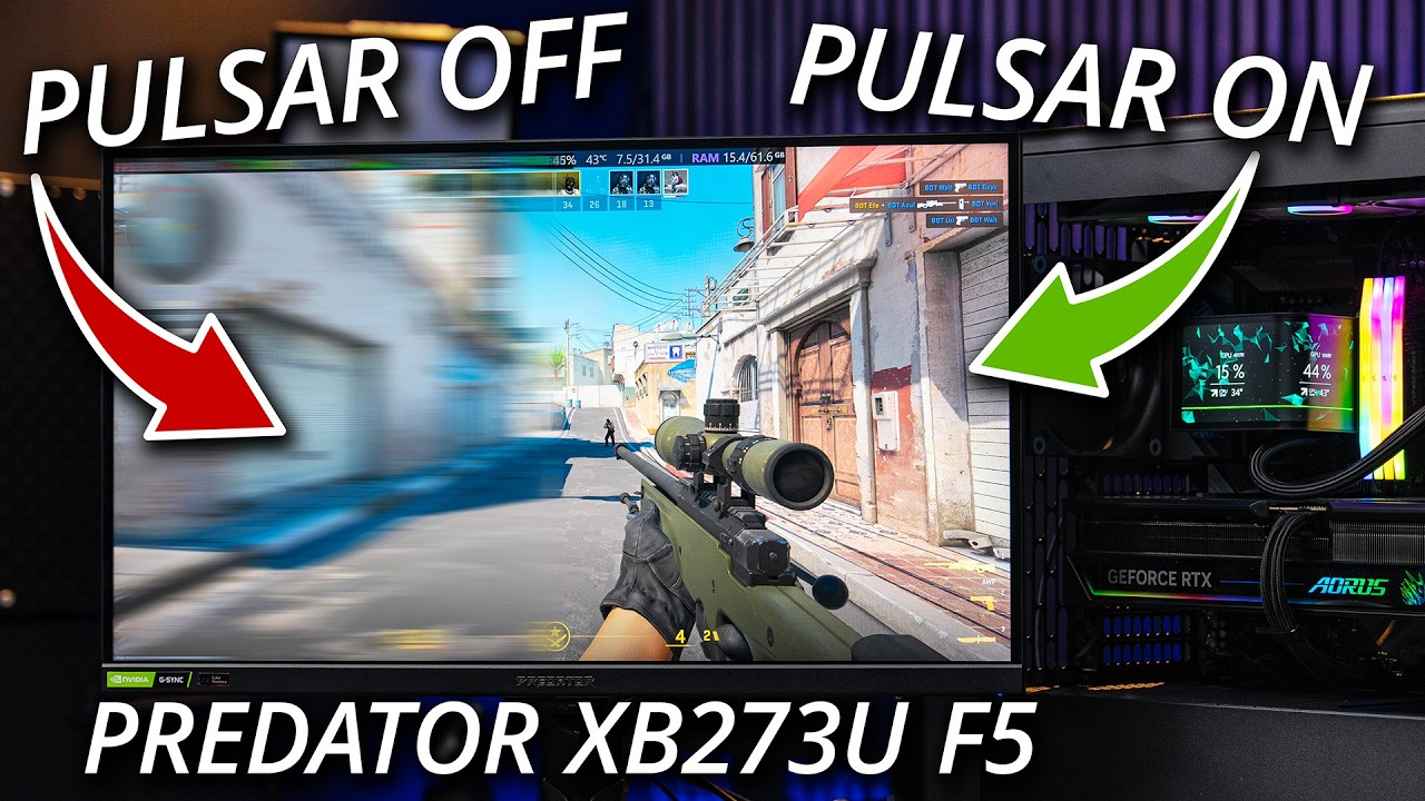 Goodbye Motion Blur! Nvidia G-Sync Pulsar with Acer Predator