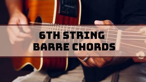Guitar Lesson | Learn the 3 Main Barre Chords on the 6th String | GuitArmy