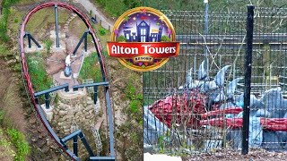 Alton Towers Nemesis Construction Update - December 2023 - Helicopter, Spikes & MORE!