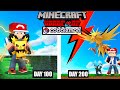 Survive 200 days in cobblemon only legendry pokemon