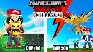 Survive 200 Days in Cobblemon (Only Legendry Pokemon)