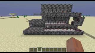 Minecraft Semi Auto Loader Cannon