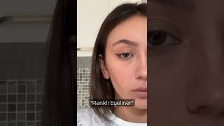 Renkli Eyeliner Ve Kapatıcı Hilesi