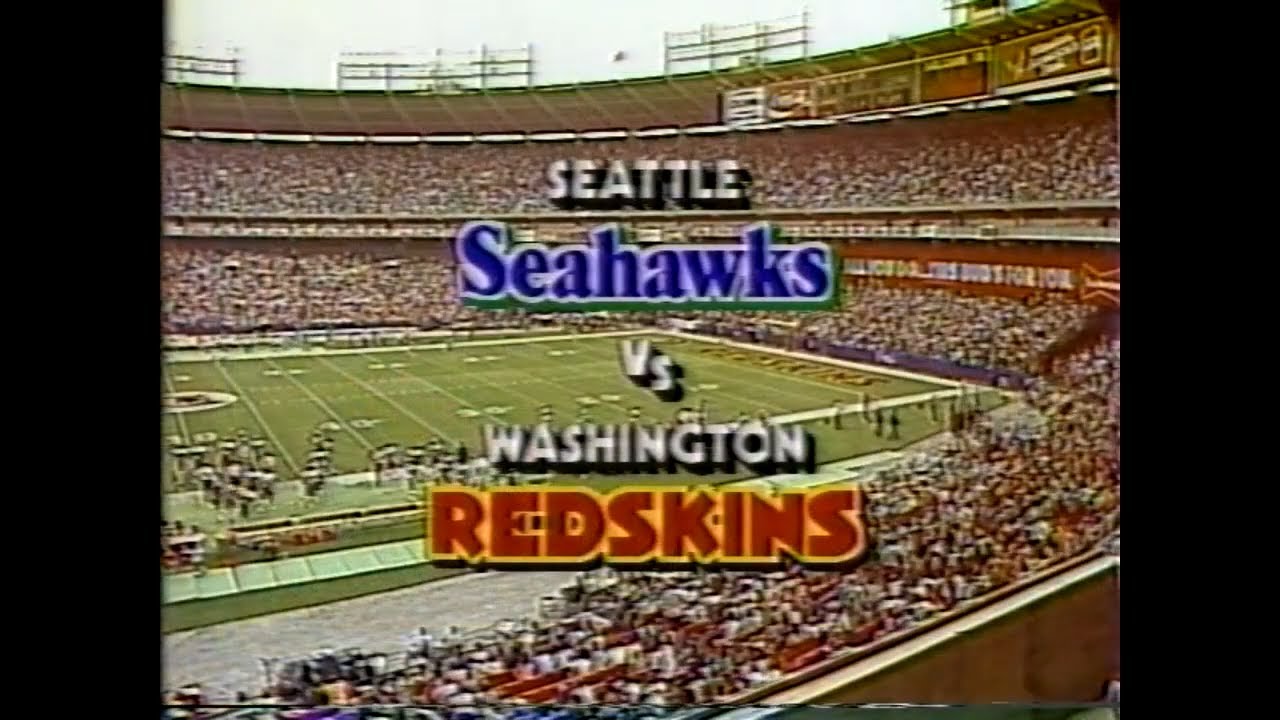 1986 Week 4 - Seattle Seahawks at Washington Redskins