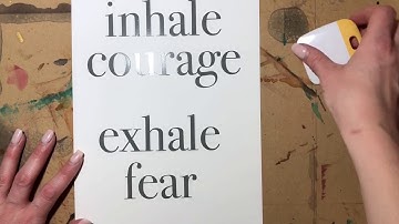 Alcohol Ink Tutorial | Negative Space