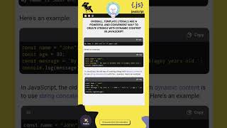 Javascript tips - Template literals #javascript #tutorial #tips