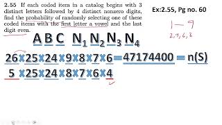 Ch2 | Exercise 2.54, 2.55, 2.56 & 2.57 | Sample Space | Venn Diagram | Walpole Probability | 9th Ed.
