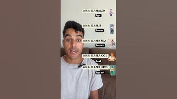 5 BASIC VERBS IN MOROCCAN DARIJA