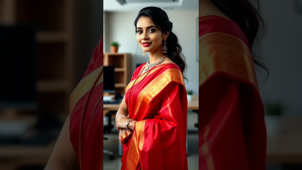 Ai.Pic11 Beutyfull Yong Omen Hottest Saree