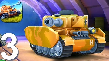 Tanks Brawl : Fun PvP Battles! - Gameplay Walkthrough Part 3 Metal Grab (Android, iOS Gameplay)