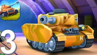 Tanks Brawl : Fun PvP Battles! - Gameplay Walkthrough Part 3 Metal Grab (Android, iOS Gameplay) screenshot 4