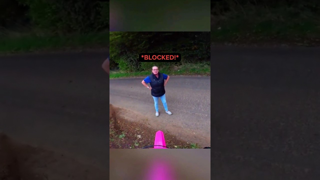 Biker Meets ANGRY Lady