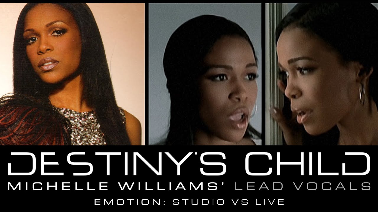 Destinys Child Emotion Michelle Williams Lead Vocals Studio Vs