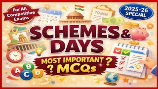 Most Important MCQs of Schemes and Days for HP PATWARI / JBT / JOA-IT Based on Latest HPRCA Pattern 