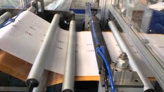 kraft paper bubble mailer bag making machine with printing unit