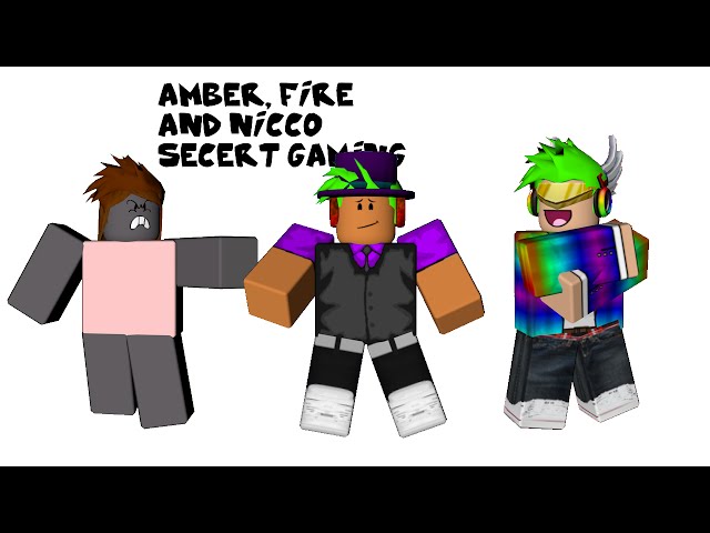 Secretly Recorded Amber And Fire Roblox Game Play Youtube - nicco roblox