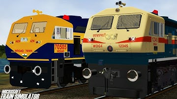 Busy Guwahati New Jalpaiguri Line BCNA Freight Duty || Commentary || MSTS Open Rails Journey Part 1