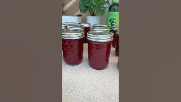 Make some homemade raspberry jam with me! #homemade #canning #raspberryjam #fromscratch #homemadejam