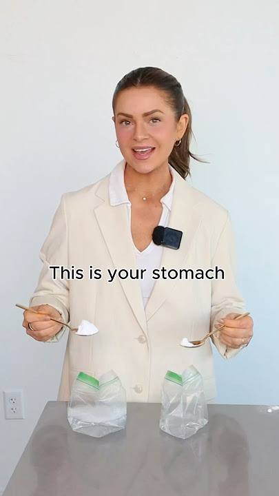 What Happens To Your Stomach When You Eat Too Quickly… 🤯 #bloating