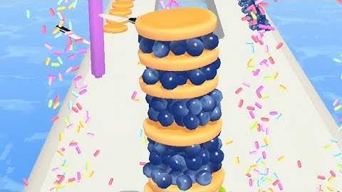 Pancakes 🥞 Run ASMR Gameplay, Very relaxing and Satisfying all levels Gameplay walkthrough Android