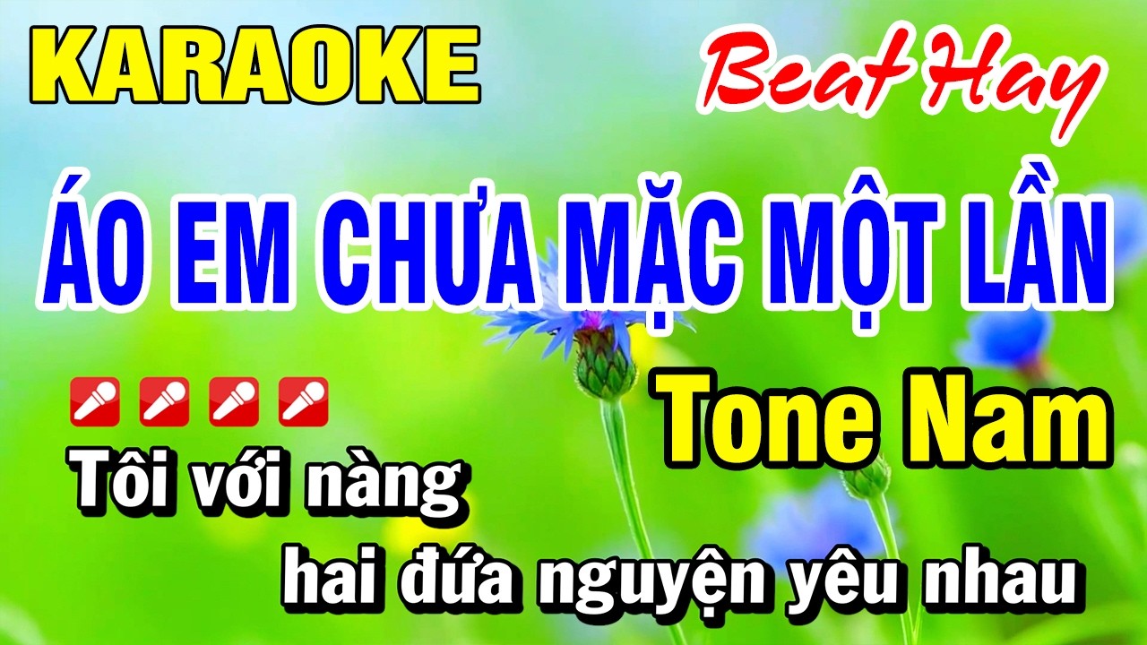 Karaoke Nhạc Sống Tone Nam Áo Em Chưa Mặc Một Lần (Beat Mới) Hoài Phong Organ
